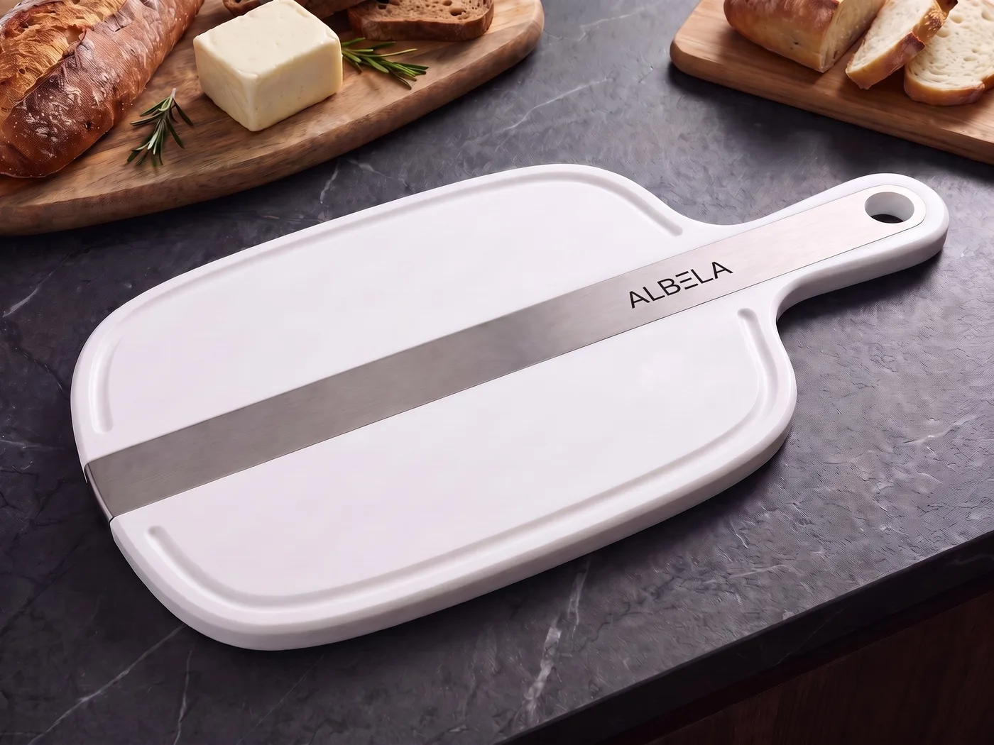 Разделочная доска ALBELA URBAN LINE из искусственного камня — общий вид