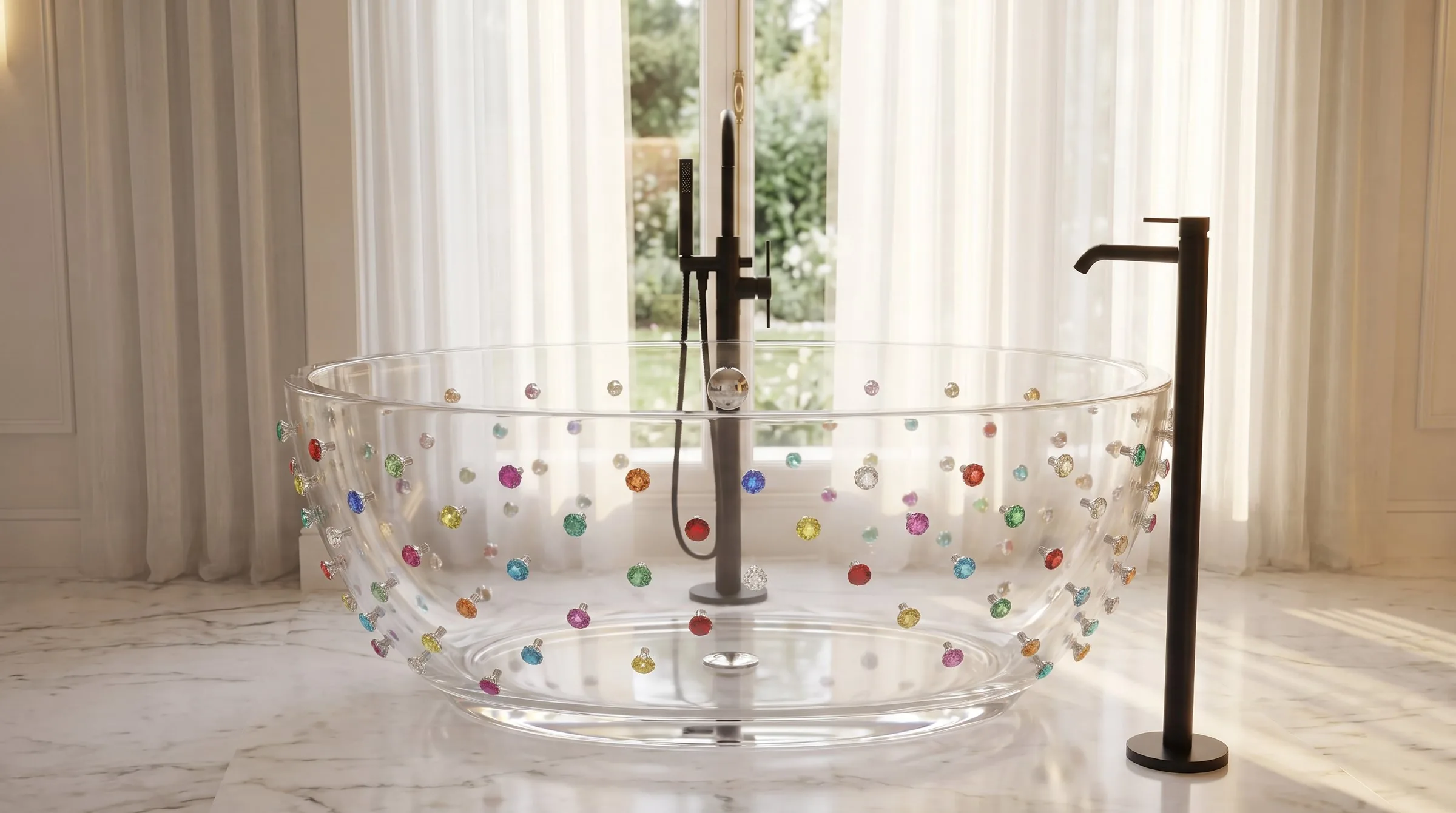 ALBELA KALEIDOSCOPE acrylic resin bathtub