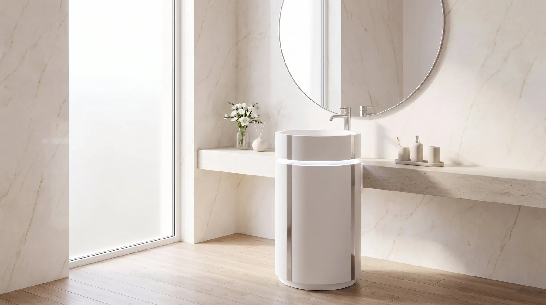 ALBELA HELSINKI solid surface basin — Day